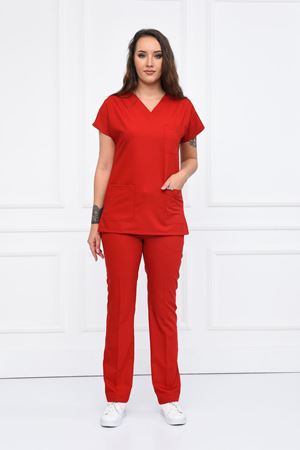 Greys Kadın Takım - Koyu Kırmızı