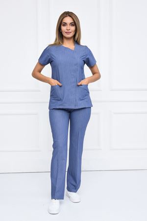 White Kadın Takım - Kot Rengi