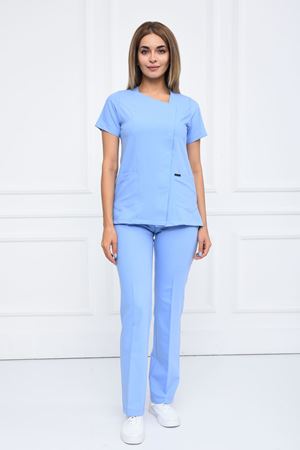 White Kadın Takım  - Bebe Mavi