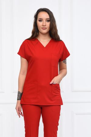 Greys Kadın Üst - Koyu Kırmızı