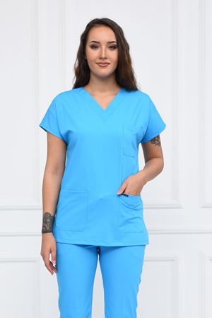 Greys Kadın Üst - Turkuaz