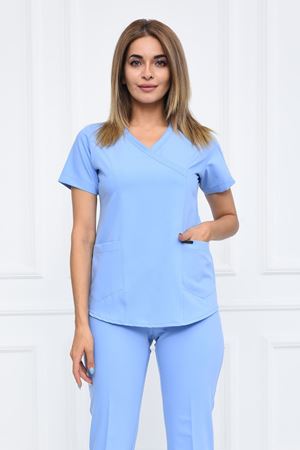 Green Kadın Üst - Bebe Mavi