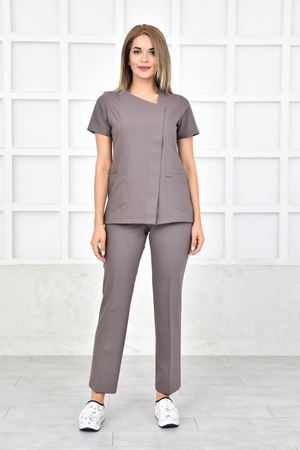 White Kadın Takım - Koyu Bej