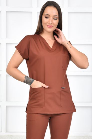 Greys Kadın Üst - Kiremit