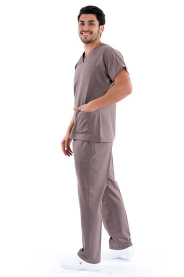 Greys Erkek Takım - Koyu Beji