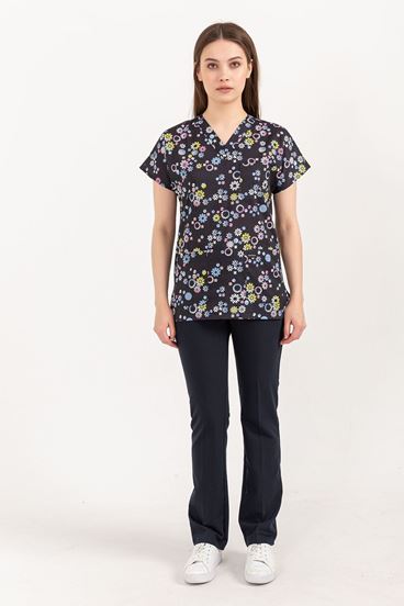 Greys Kadın Takım - Kar Tanesi Desenli