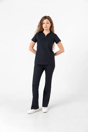 Drop Collar Kadın Takım - Lacivert