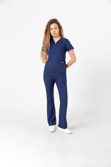 Drop Collar Kadın Takım - İndi̇go