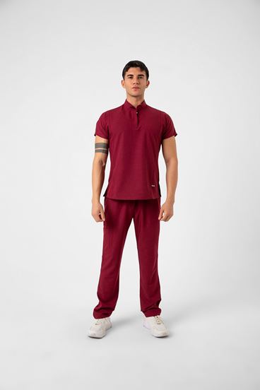 New Line Erkek Takım - Bordo