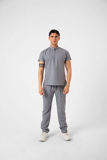 New Line Erkek Takım - Taş Gri