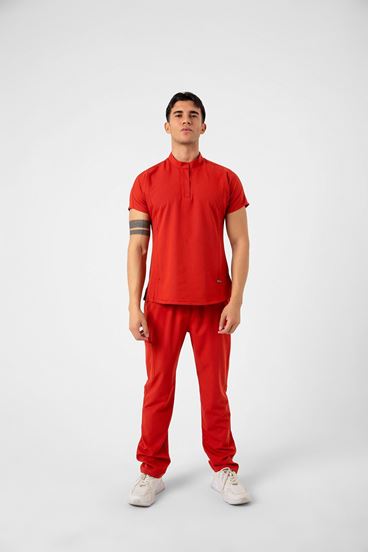 New Line Erkek Takım - Kırmızı