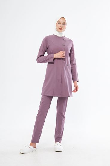 Elegance Tesettür Takım - Leylak