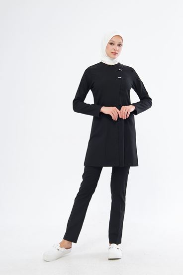 Elegance Kadın Tesettür Takım - Siyah