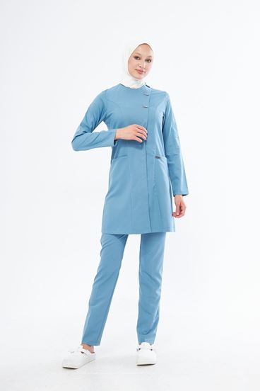 Elegance Kadın Tesettür Takım - Bulut Mavi/Alaskan Blue 