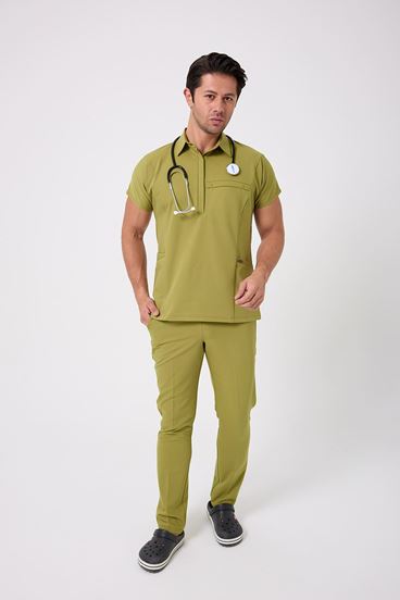 Planet Erkek Takım - Yağ Yeşili