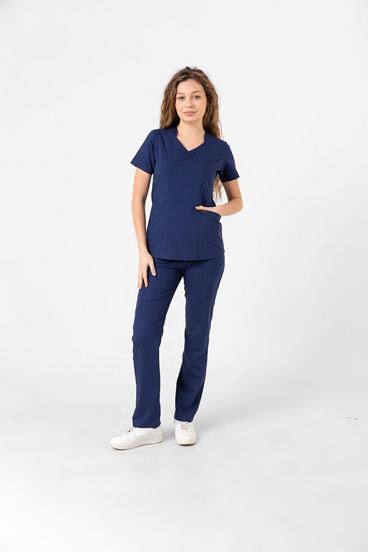 Butterfly Collar Kadın Takım - İndi̇go