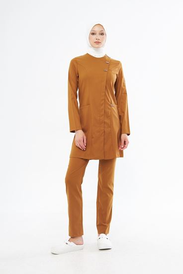 Elegance Santana Kadın Tesettür Takım - Camel