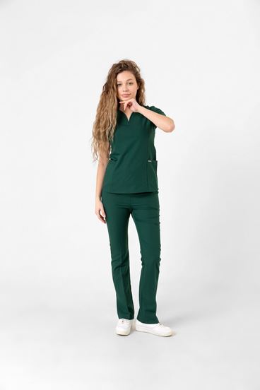 Drop Collar Kadın Takım - Zümrüt Yeşili