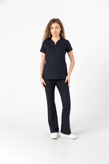 Drop Collar Kadın Takım - Lacivert