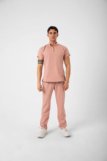 New Line Erkek Takım - Pudra