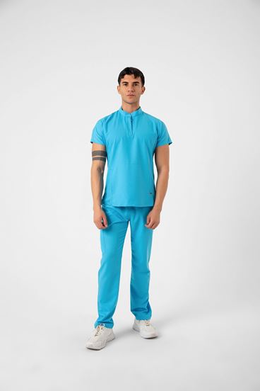 New Line Erkek Takım - Turkuaz Mavi