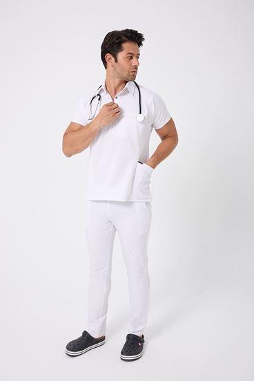 Planet Erkek Takım - Beyaz