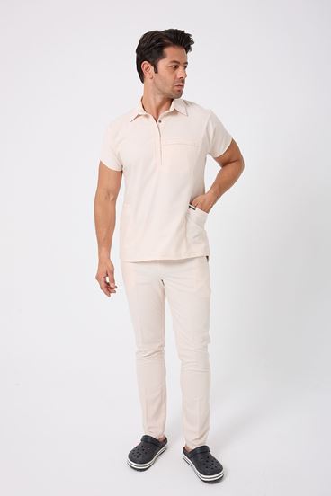 Planet Erkek Takım - Krem