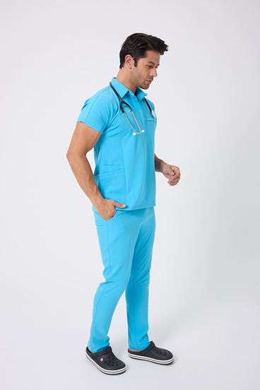 Planet Erkek Takım - Turkuaz Mavi