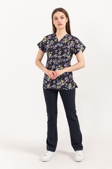 Greys Kadın Takım - Kar Tanesi Desenli