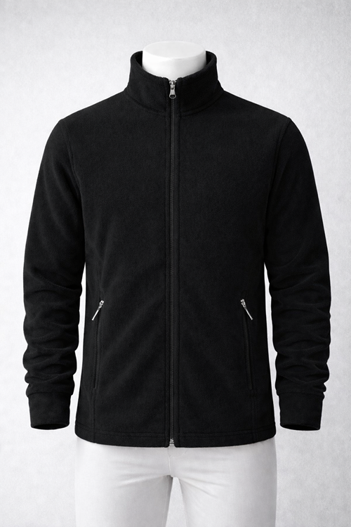 Polar Fermuarlı Siyah 