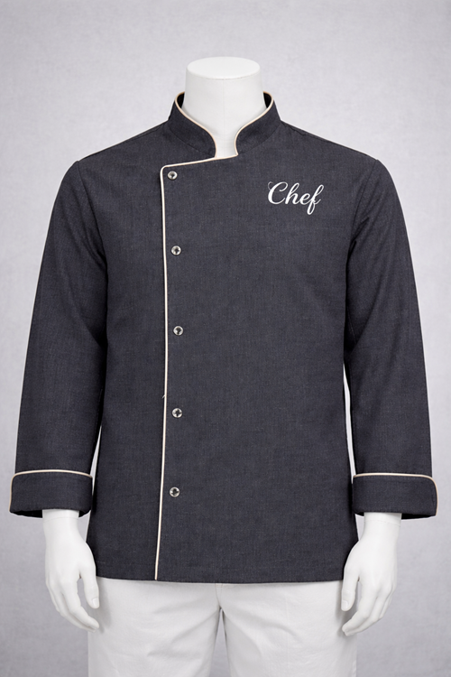 Chef Üniforma Füme Gri