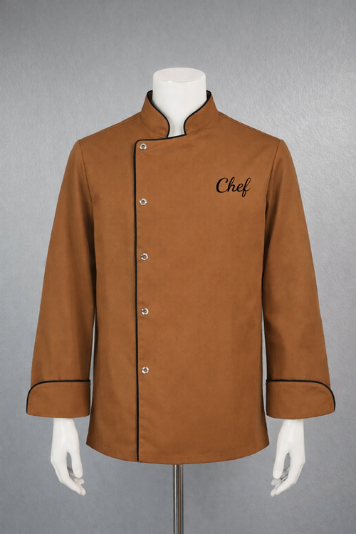 Chef Üniforma Camel Sarı