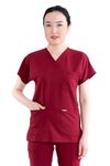 Greys Kadın Üst - Bordo