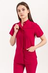 Collar Comfort Kadın Üst - Koyu Fuşya