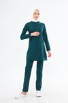 Elegance Kadın Tesettür Takım - Zümrüt Yeşi̇li̇